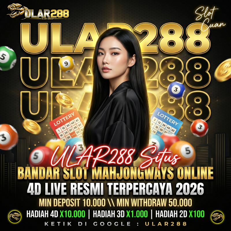 ULAR288 | Slot Cuan MahjongWays + 4D Live Resmi Terpercaya 2026 image 1